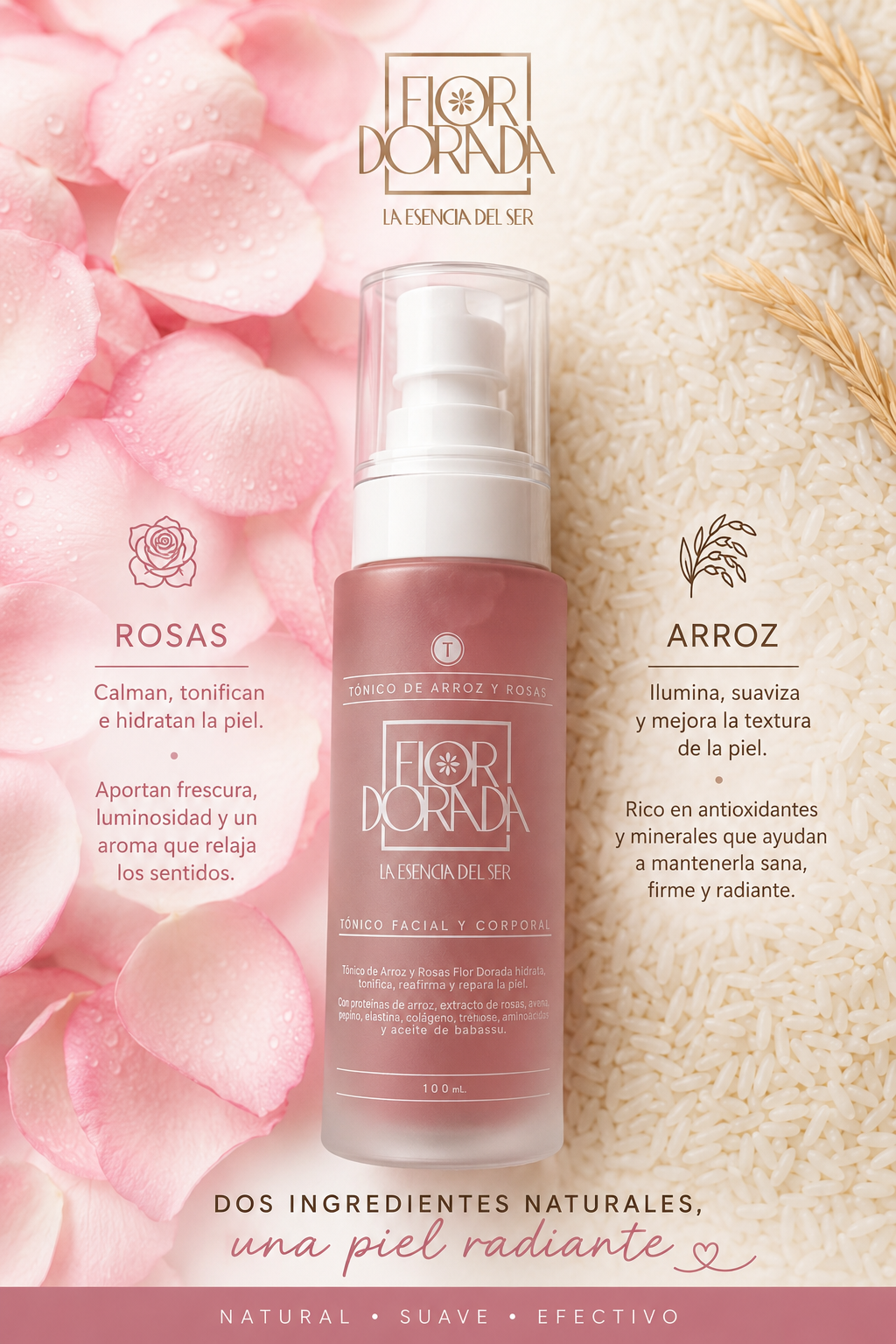 Tonico de Arroz y Rosas
